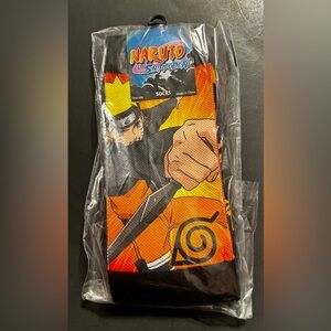 Naruto Shippuden Men’s One Size 1 Pair NWT Socks By Ripple Junction